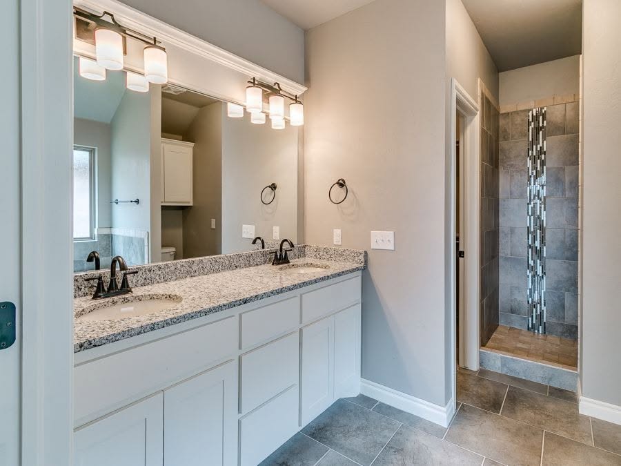 Custom master bathroom remodel